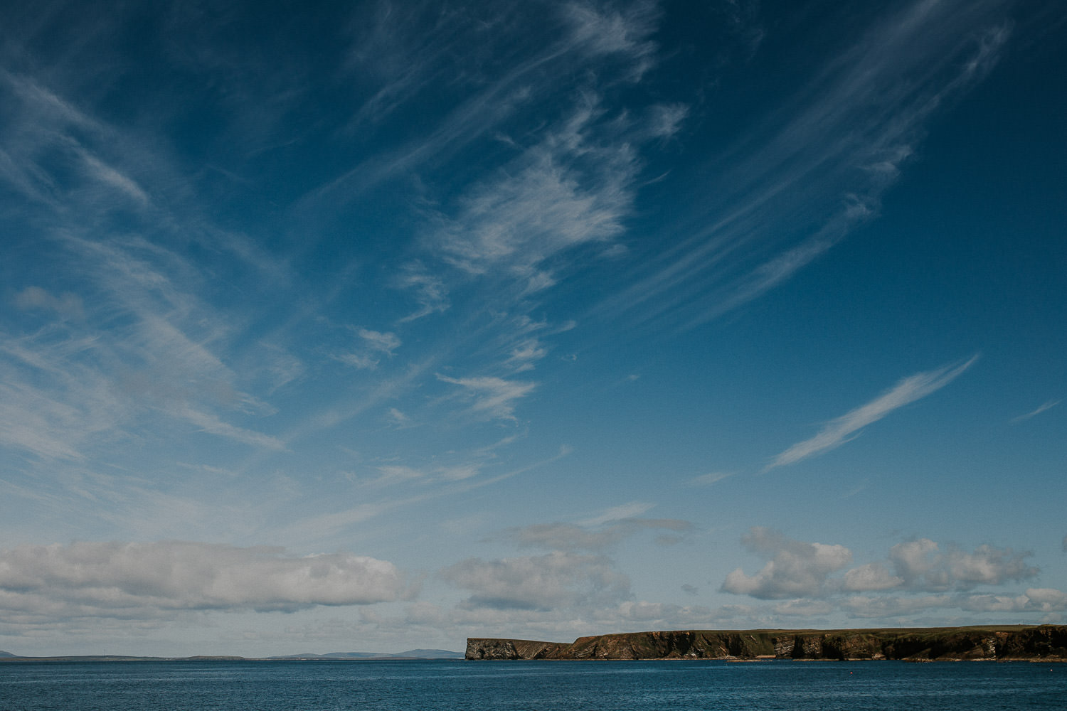 Blick auf Orkney Inseln Schottland